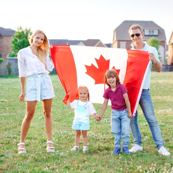 family moving to Canada